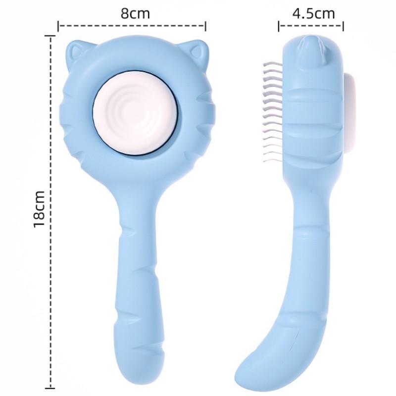 Dog Brush One-click Pet Hair Remover Dog Grooming Massage Cat Brush Floating Hair Combs Self Cleaning Dogs Comb Pet Accessories
