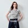 Chuyu Women's Cooling Lyocell Slim Henley T-Shirt