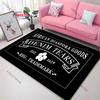 Disc Player Carpet Furry Mat for Living Room Decorative Area Rug Gift for Anniversary Mother Day Father Day