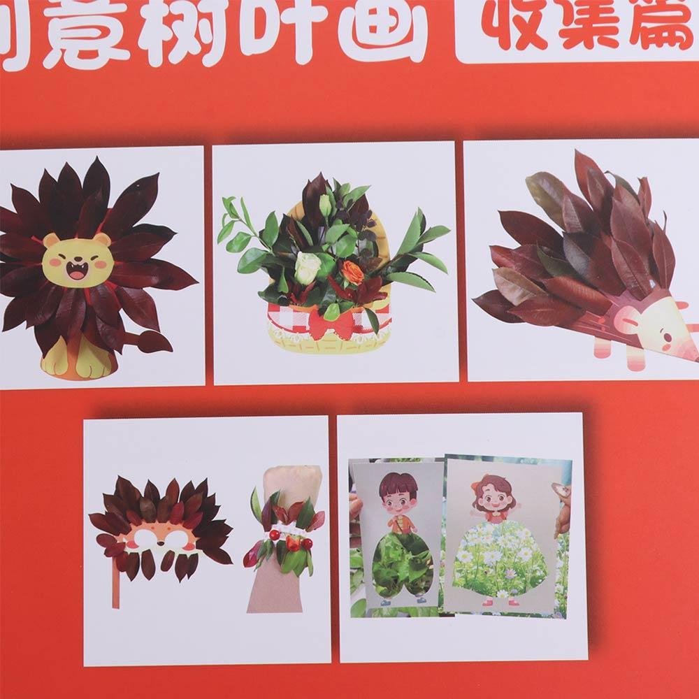 Educational Toys DIY Paste Material Kit Paper Cartoon Sticker Book  Toddlers