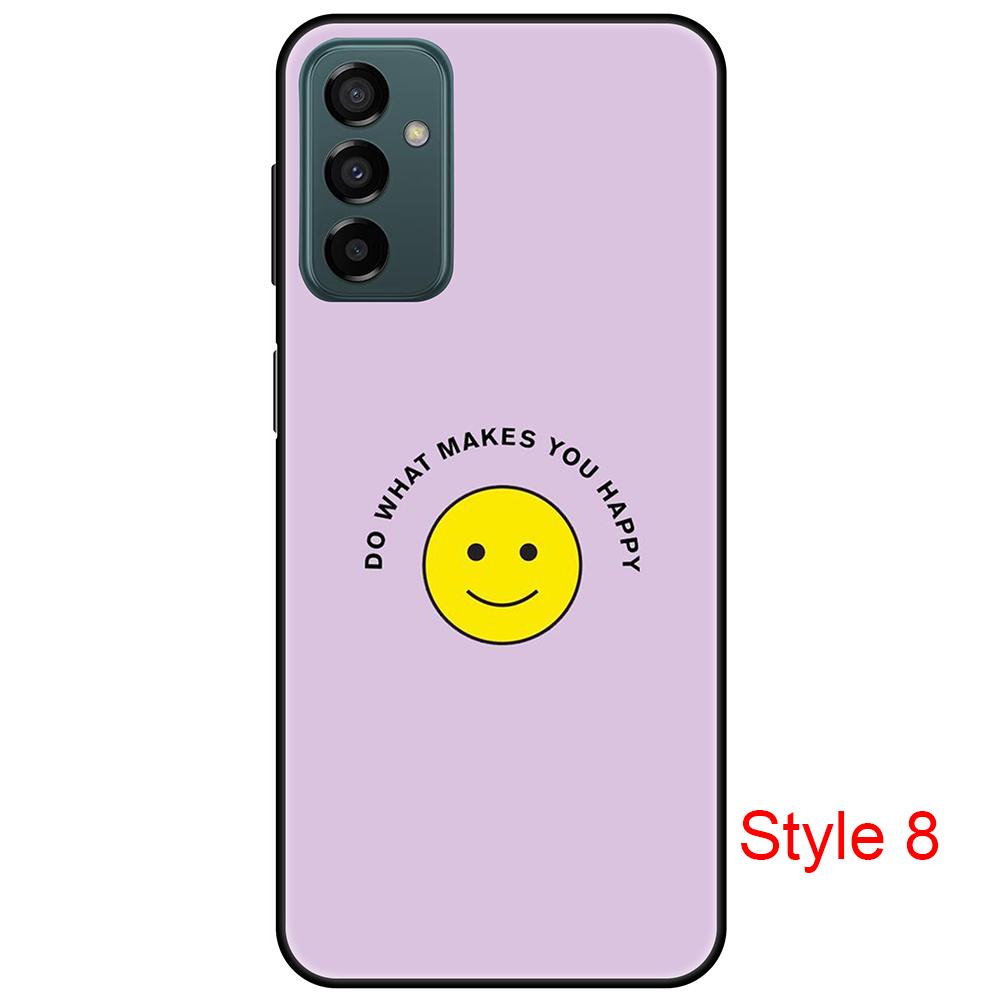 Veske til Samsung Galaxy M23 Black Silicon Soft 6,6 tommer SM-M236B støtsikker luksus Full beskyttelse