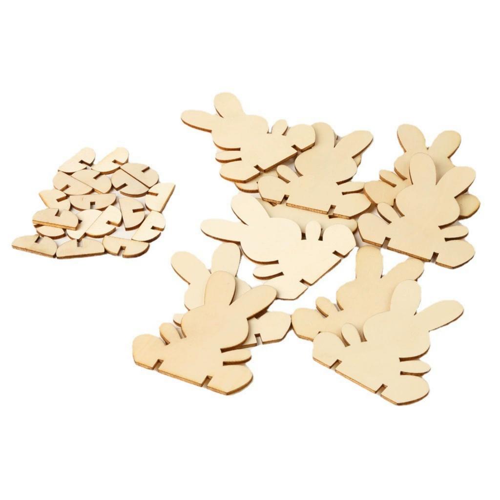 Hot-selling Easter Handmade Wooden Pieces