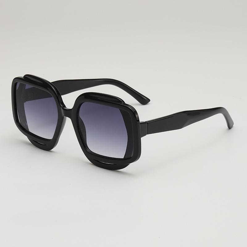 2025 New Polygonal Fashion Sunglasses Retro UV400 Sunshade Sunblock for Women and Men Street Shooting Driving Riding Eyeglasses