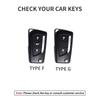 Car Key Case Cover For Toyota Aygo Yaris Highlander Corolla Camry RAV4 Levin Reiz Hilux Car Keychain Protector Shell Accessories