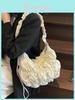 Trendy Nylon Small Square Shoulder Bag With Hidden Pocket And Soft Structure