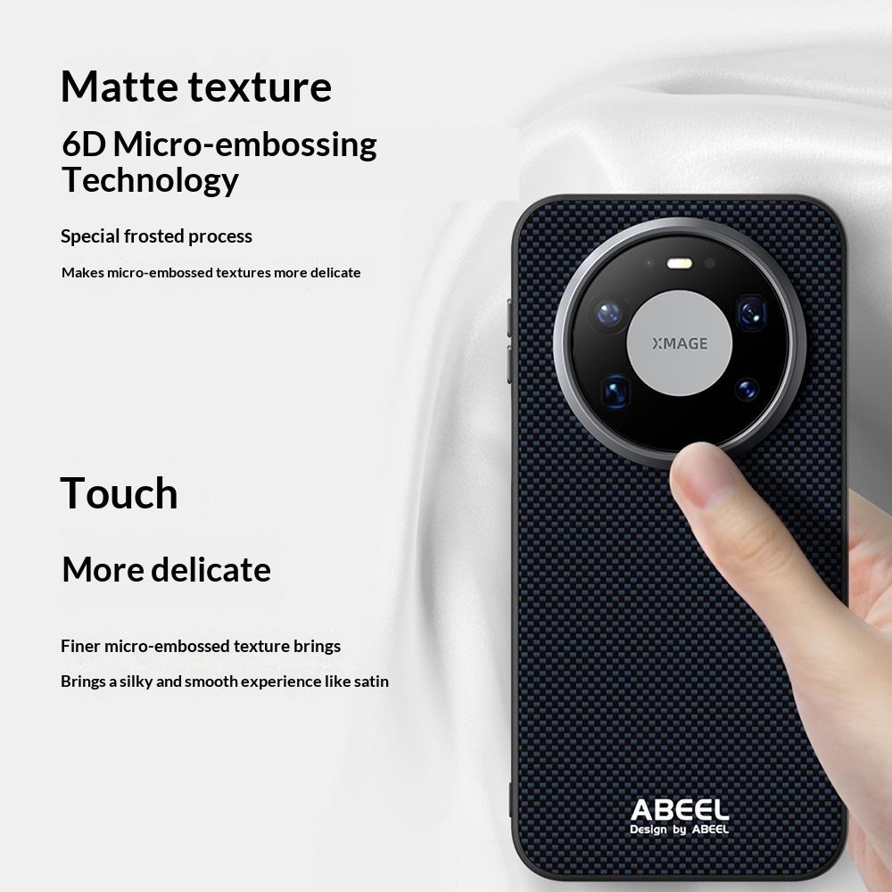 ABEEL Magnetische Hülle für Huawei Mate 80 Pro mit Aufdruck, PC TPU Aluminiumlegierung Leder Handyhülle
