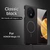 Slanke Matte Skin Voor Magnetische Case Voor Honor Magic V3 MagicV3 5G Draadloos Opladen Harde Achterklep Capa