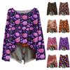 Long Sleeve Shirts For Women Print Graphic Tees Blouses Casual Plus Size Basic Tops Pullover