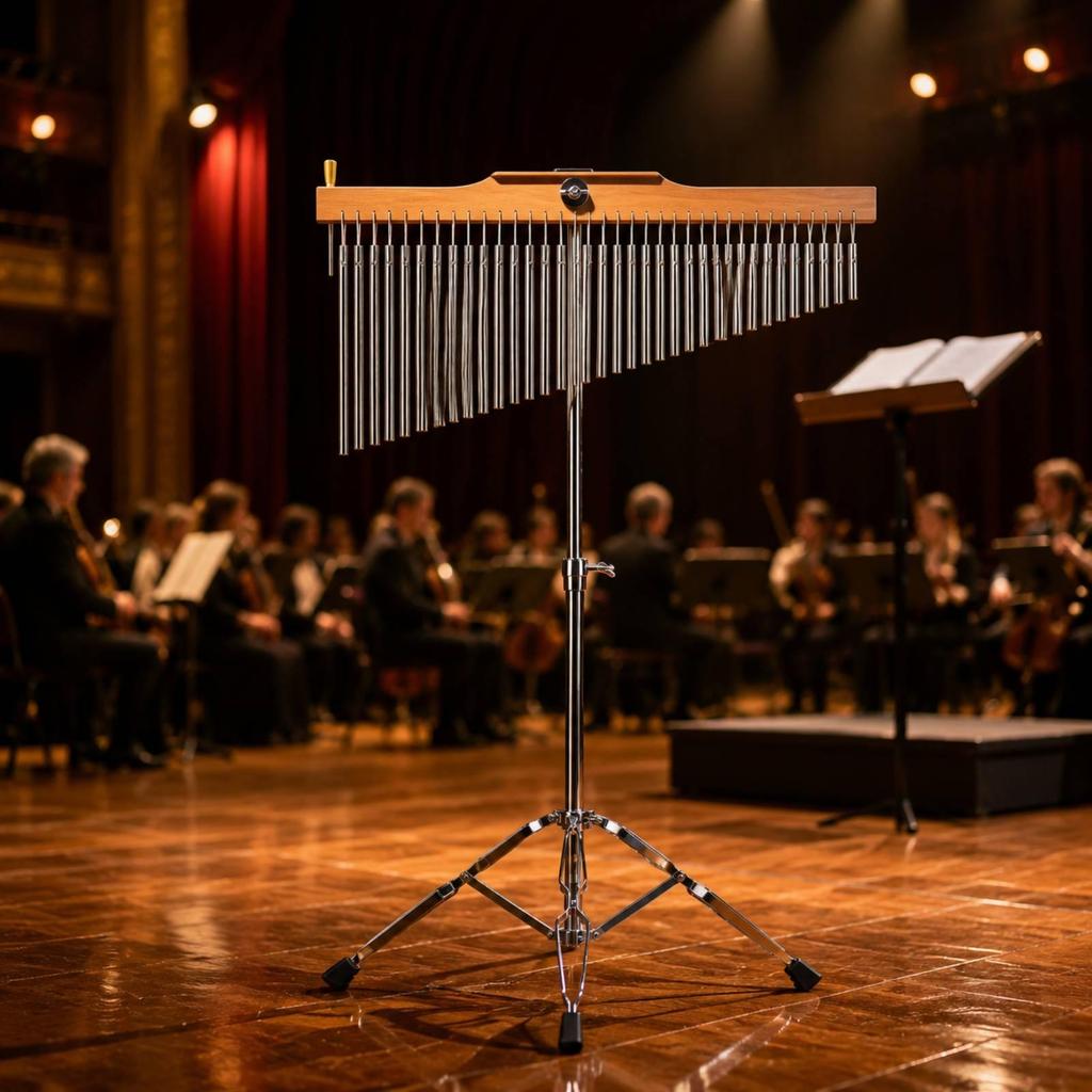 Adjustable Height Bar Chime Three-Leg 36-noteTone Wind Freestanding