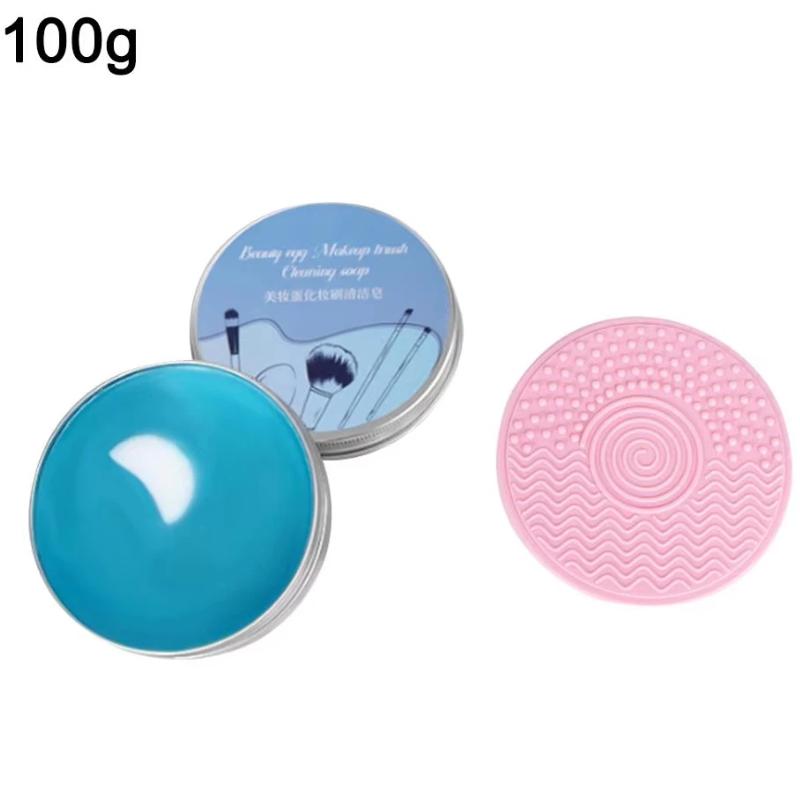 Natural Makeup Brush Cleaner Soap Multi Functional Washing Outdoor Portable Cosmetics Travel Beauty Cleaner Tools Reusable