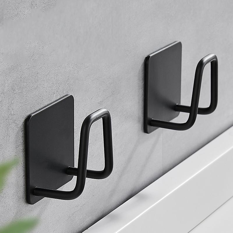 1/2/4pcs Stainless Steel Sink Sponges Holder Self Adhesive Drain Drying Rack Home Kitchen Wall Hooks Accessories Storage Organizer