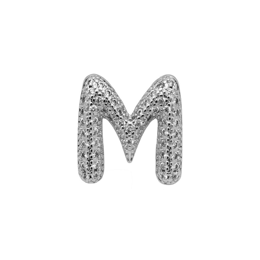 White Gold Strap, Belt, Bubble Balloon 26 English Letters Diy Name Bracelet