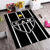 Atlético Mineiro "CAM" Non-Slip Area Rug, Football Club Print Floor Carpet for Home