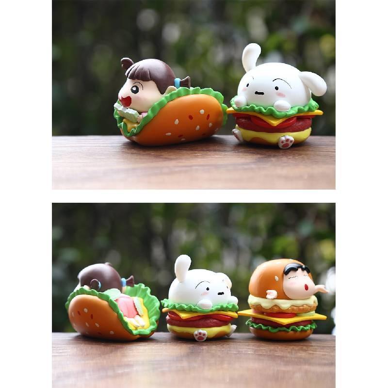 Crayon Shin Chan Character Food Model Toys Cute Cartoon Tabletop Decoration