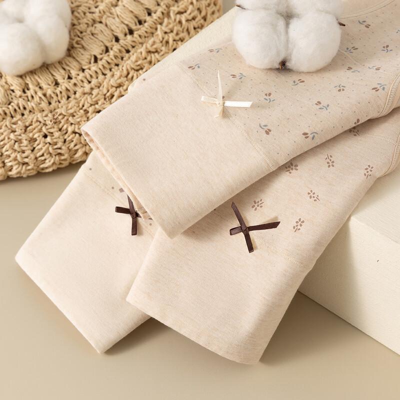 Dingguagua Women's Antibacterial Cotton High-Waist Underwear 3-Pack