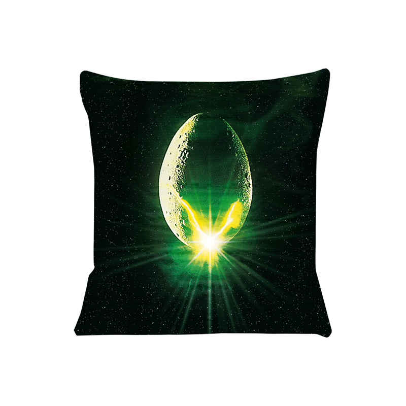 Aliens Horror Movie Cushion Cover For Sofa Pillow Case Cover Seat Car Throw Pillowcase 45X45Cm For Home Decorative Sj-706