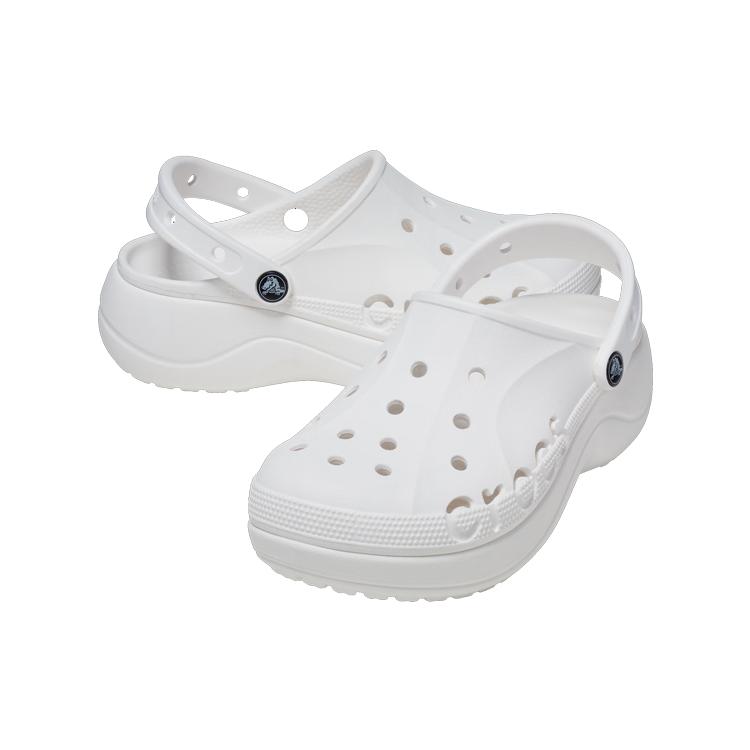 Crocs Classic Baya Platform Slide 'White' Women's 208186-100