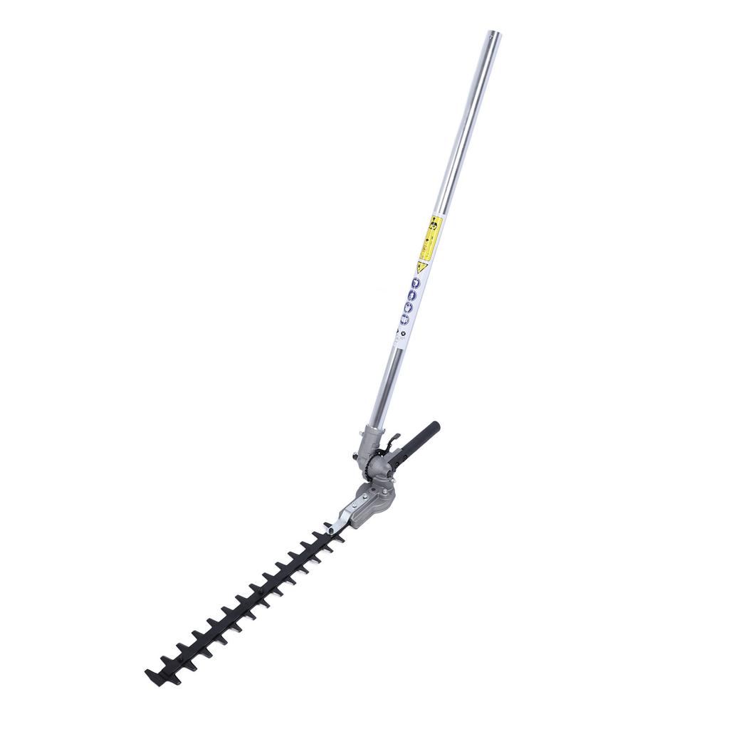 Hedge Trimmer Head High Efficiency Multifunctional   Hedge Trimmer Attachment with Extension Pole for Mowing Grass