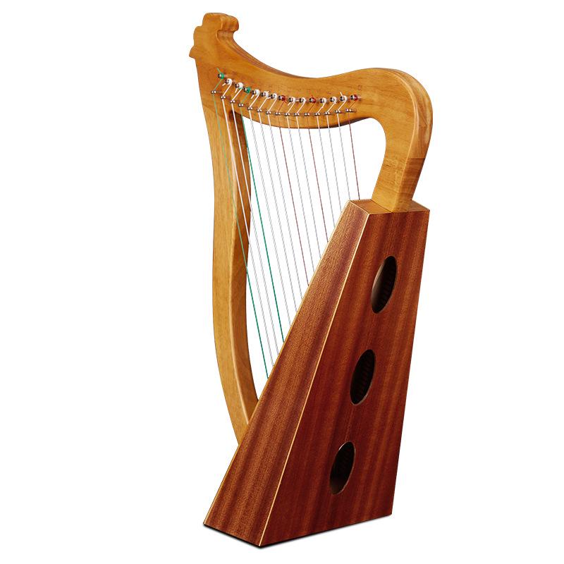 Lyre Harp: 16-Note, 19-String & 7-Note, 10-String Kithara Instrument