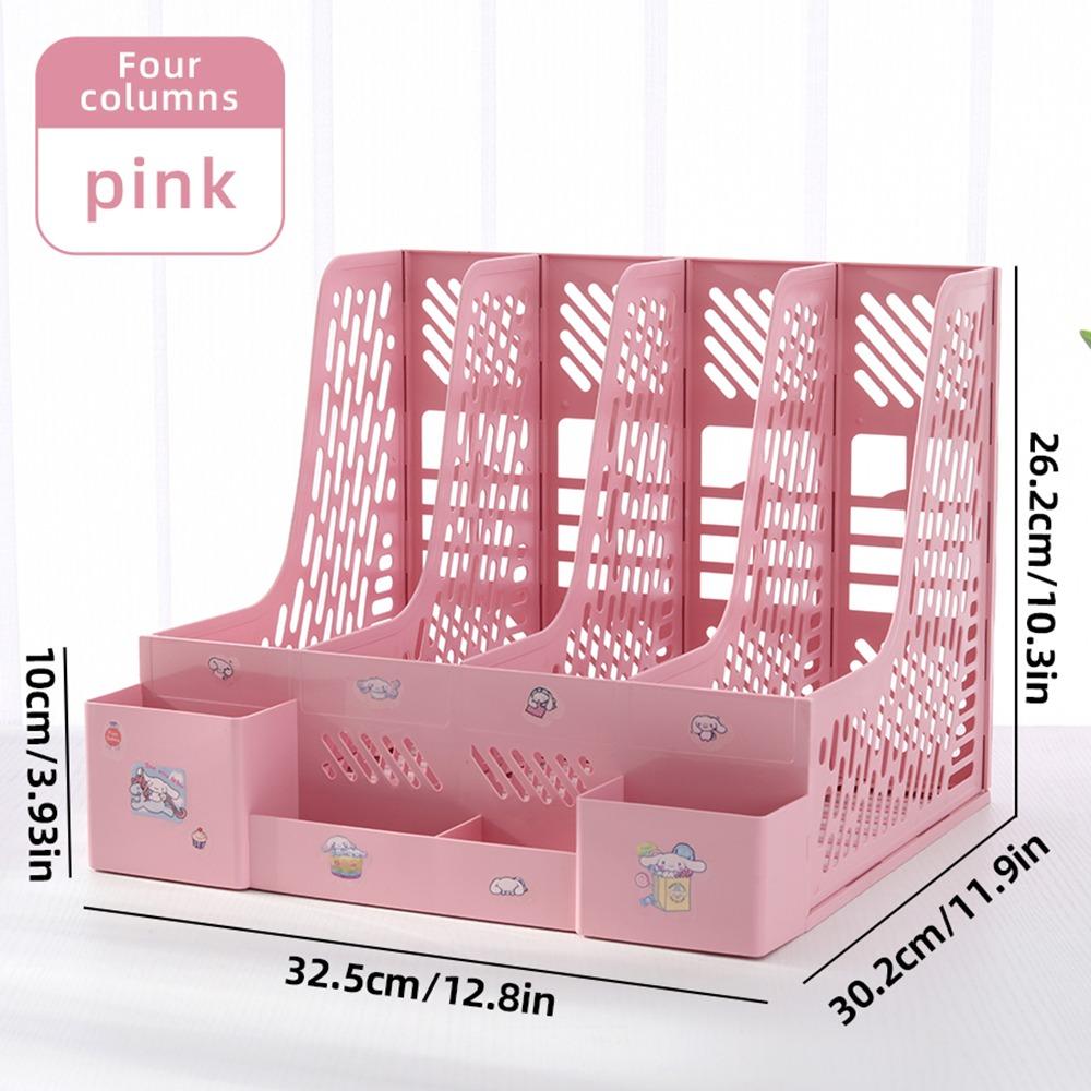 1Pcs Large Capacity Desktop File Rack Multi-layer Thickened File Holder Tray A4 Document Certificates Plastic 3990₽