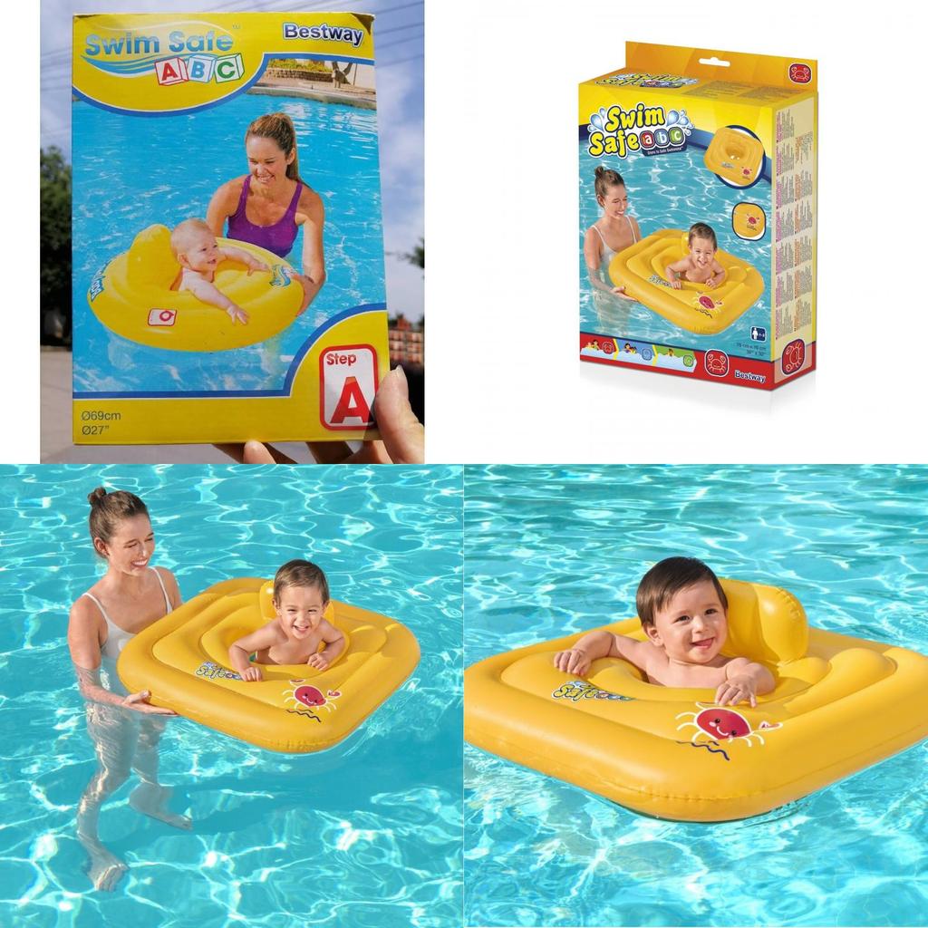 Bestway Kids Inflatable Square Pool Float With Eco Pvc For Water Play For Children