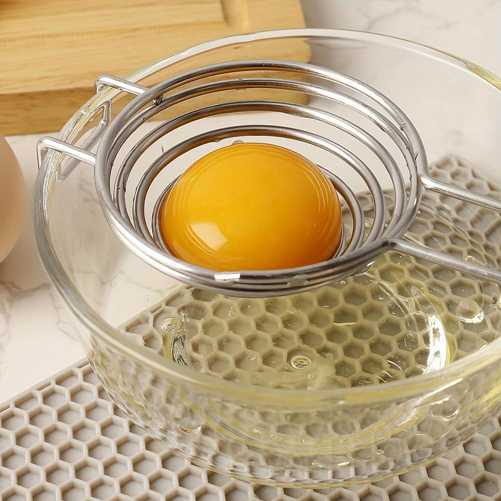 Stainless Steel Egg Separator Kitchen Baking Egg Yolk Filter Tool