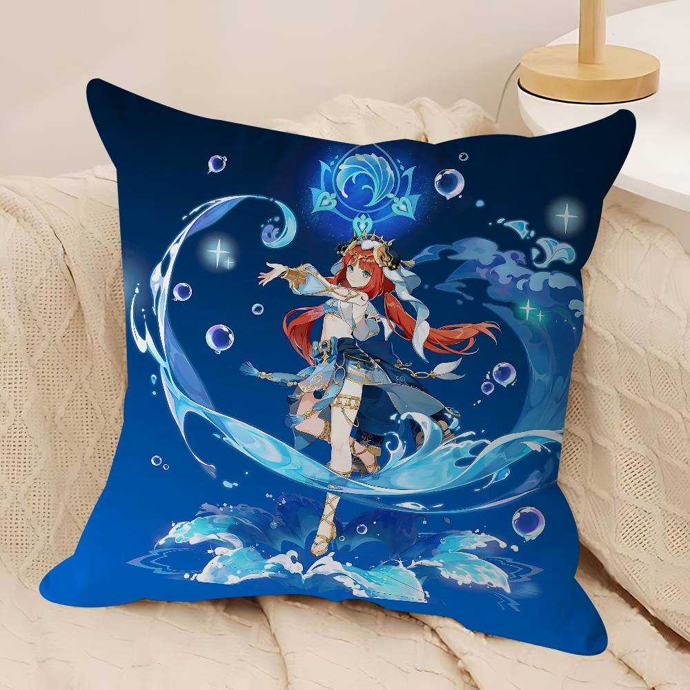 Anime Characters -N-Nilous Pillow Case Removable Washable Cushion Cover – All-Season Soft Linen