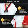 White Taekwondo Uniforms Long Sleeve Judo Dobok Fashion WTF Karate Uniform  Practice