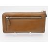 Used Prada Long Wallet L-shaped Zipper Leather Bi-color Brown Orange with GC