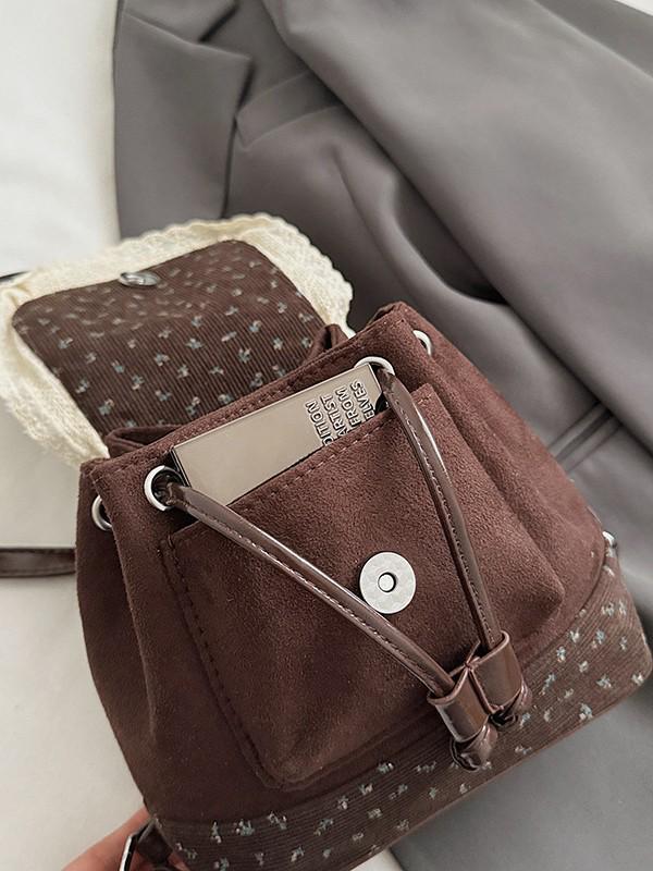 Lolita Bunny Lace Backpack - Autumn Korean Style Women's Casual Versatile Bag