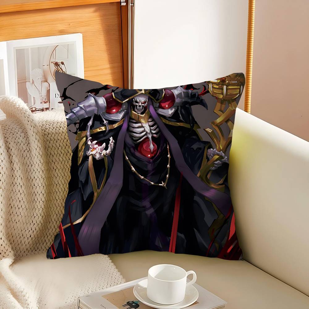 A-Ainz Ooal Gown Cartoon Pillow Cover Sofa Cushion Cover Home Room Decoration Children Gift