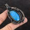 Neon Apatite Pendant Copper Wire Wrapped Pendant Amazing Copper Jewelry Handmade Brand New Pendant Very Pretty Gemstone Jewelry Wedding Gift