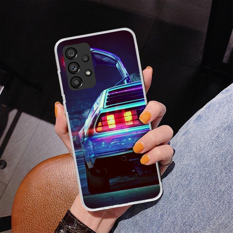 Back To The Future Time Machine Phone Case For Samsung Galaxy A17 A16 A15 A14 A13 A57 A56 A55 A54 A53 A37 A36 A35 A34 A33 A26 A2