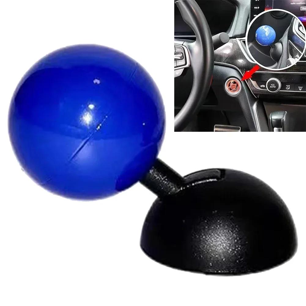 All-metal Ball-bar Automotive -touch Start Button Starter Cover Decorative Car Push To Start Button Rocker Sticker