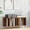 Vinyl Record Cabinet Rustic Wood Look 100 x 38 x 48 cm Engineered Wood