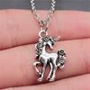Unicorn Horse Fantasy Pendant Antique Bronze Metal Women Choker Necklace High Quality Gift