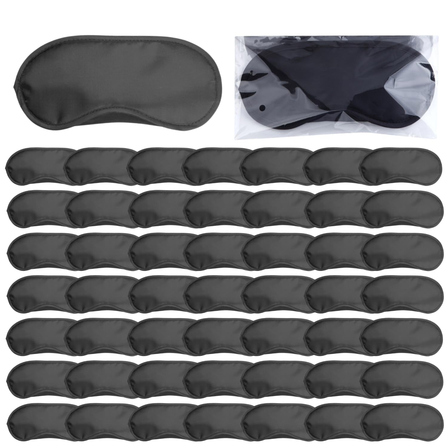 

Cocoriko Disposable Eye Individually with Nose or 100 Perfect for Business and Large Solid Color 100 Masks, Wrapped, Pads, 10, 50, Count, Breathable, чёрный