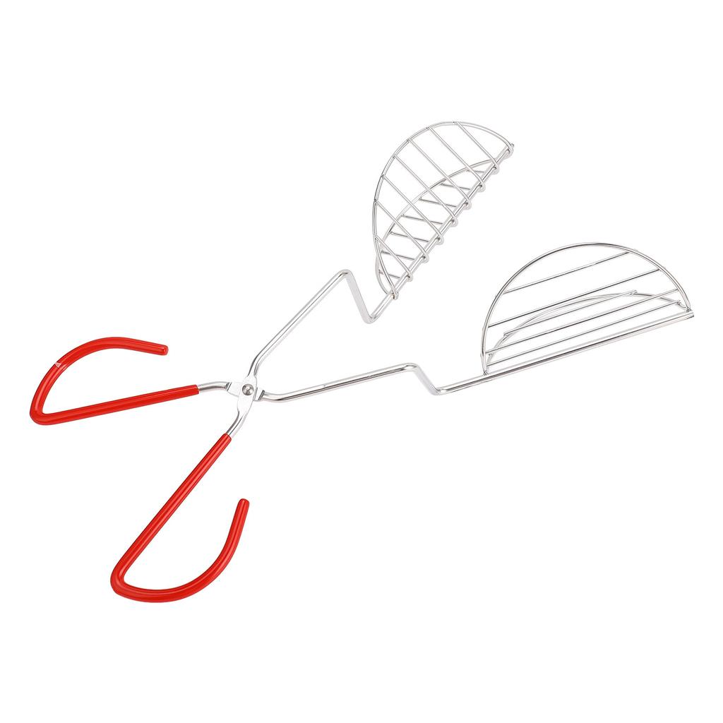 Taco Shell Tong Stainless Steel V Shaped Crisp Deep Fryer Kitchen Tool Long Handle Taco Shell Fryer