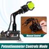 Adeept Robot Arm DIY Robot Kit for STEM Education and OLED Robot Kit for Teens and Arduino IDE Compatible 5-DOF Kit, Learning, Display, Electronics,