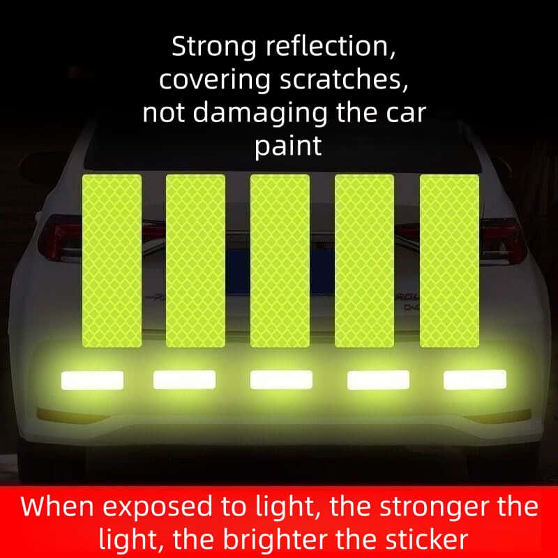 High Gloss Reflective Stickers, Decorative Reflective Stickers, Warning Stickers, Car Body Stickers