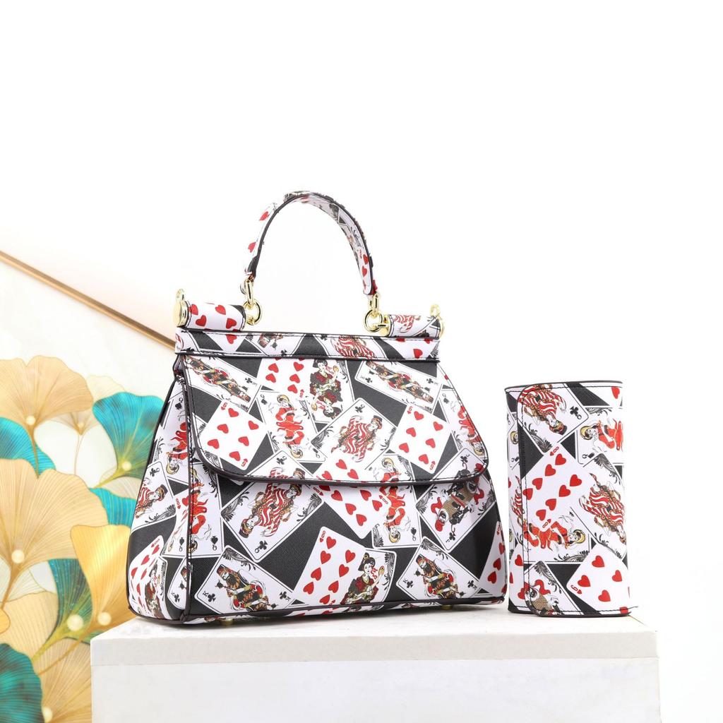 Printed Women'S Bag Light Luxury Bag Ladieshandbag Design Bucket