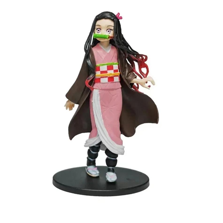 Anime Figure 10style Demon Slayer Figures Kimetsu No Yaiba Doll Tanjiro Nezuko Zenitsu Inosuke Warrior Action Figure Model Toys