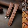 Retro Genuine Leather Strap Oil Wax Discoloration Cowhide Leather Band 18/20/22mm High Quality Business WatchBand Accessories