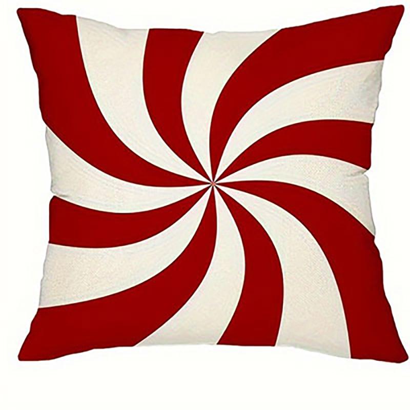 Christmas Gnome Heart Throw Pillow Covers, Festive Couple Cushion Cases for Holiday Decor