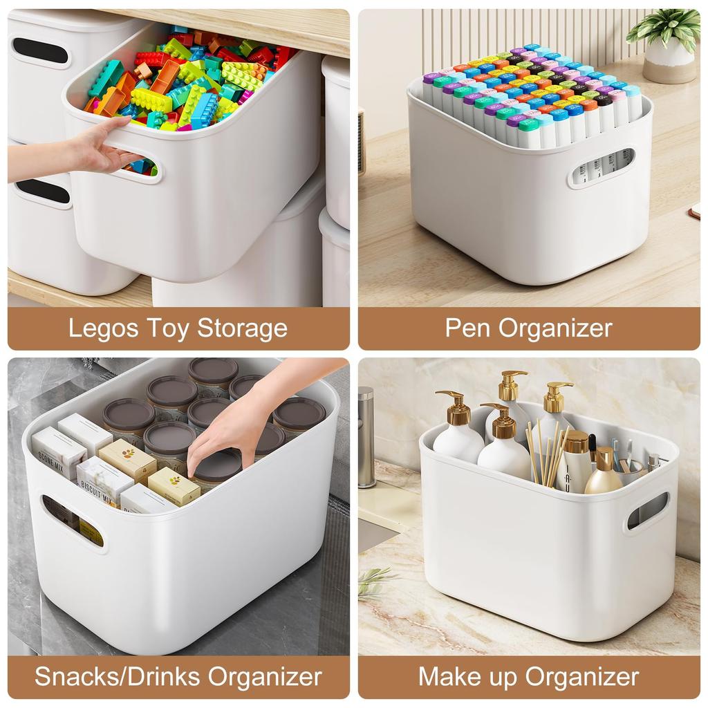 Household Miscellaneous Storage Box,Desktop Cosmetic Organizer,Multi-functional Storage Basket, Wardrobe and Clothes Storage Box