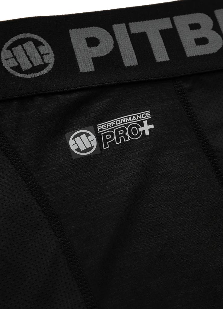 Pitbull Nové logo kompresní kraťasy Černá L