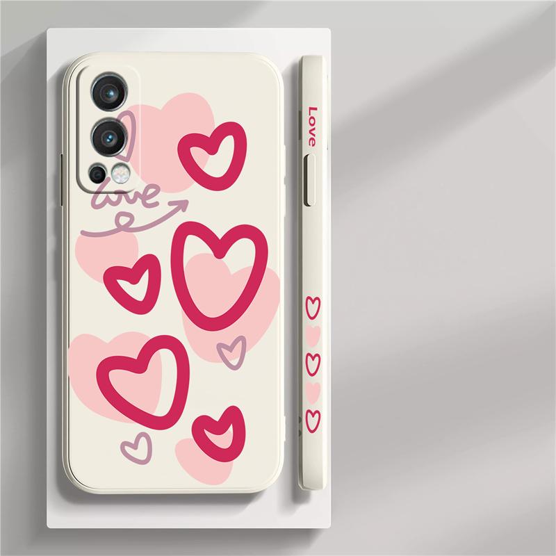 Pattern Phone Case For OnePlus 1+ Nord 2 CE2 Lite 3 ACE 2V One Plus 9 Pro 8T 7 6 Silicone Liquid Silicone Cover Coque