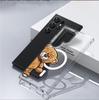 Tilting Bear Magnetic Transparent Full Coverage Case for iPhone 15/16/17 Pro Max