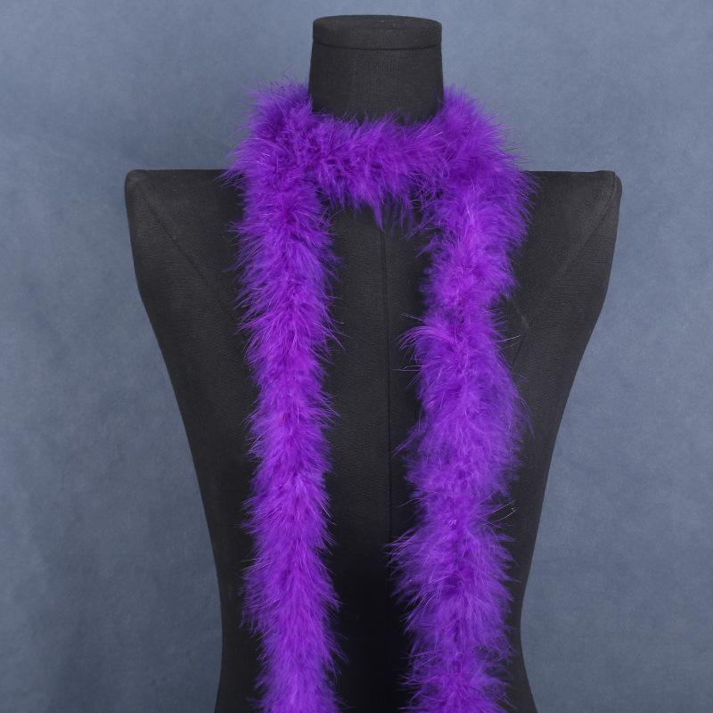 About 2 Meters Long-Haired Turkey Feather Clothing Pet Supplies Car Ornaments Flower Lights Christmas Supplies Diy Decoration