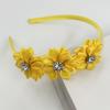 Hand Stitched Flower Rhinestone Headband Fashion Hair Accessory for Special Occasions